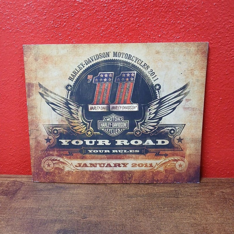2011 Harley Davidson Motorcycle Brochure 31 Page Book Your Road Your Rules