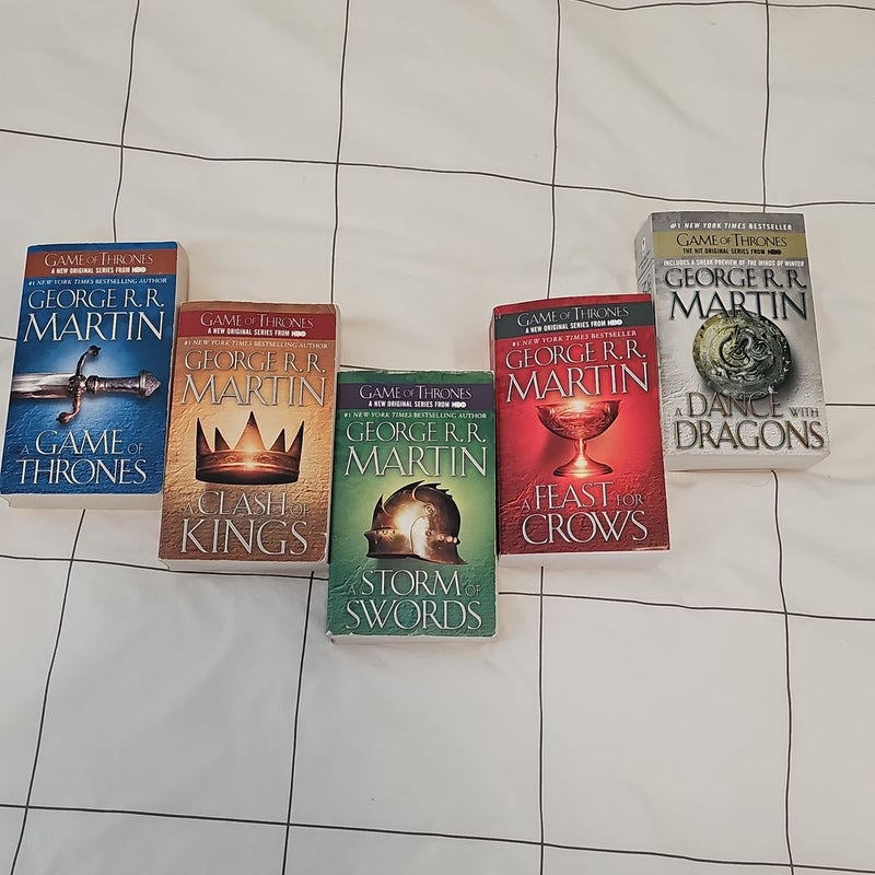 Game of Thrones Books in Order (George R.R. Martin)