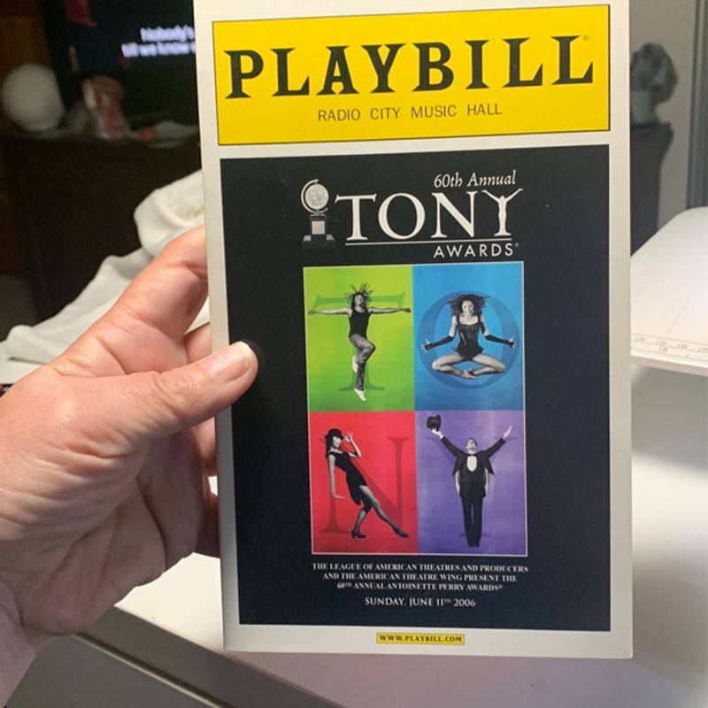 60th Tony Awards Playbill