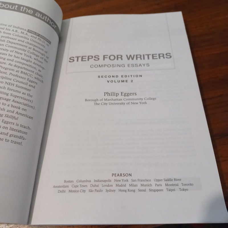 Steps for Writers