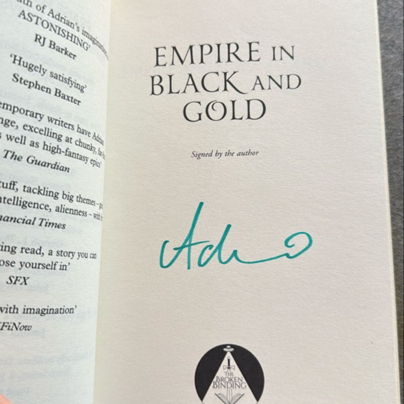 Empire in Black and Gold (Signed Broken Binding Edition)