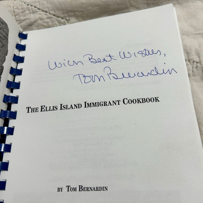 The Ellis Island Immigrant Cookbook (SIGNED)