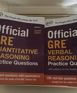 Official GRE Quantitative Reasoning Practice Questions, Second Edition, Volume 1