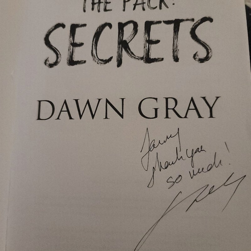 The Pack: Secrets *signed*