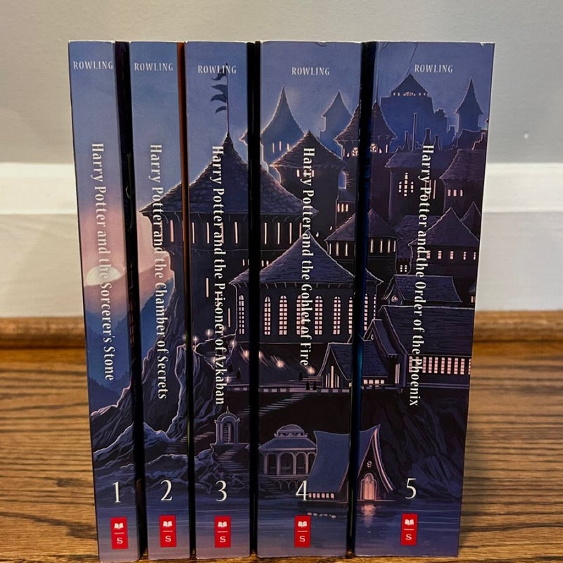 Scholastic Edition Harry Potter Books 1-5
