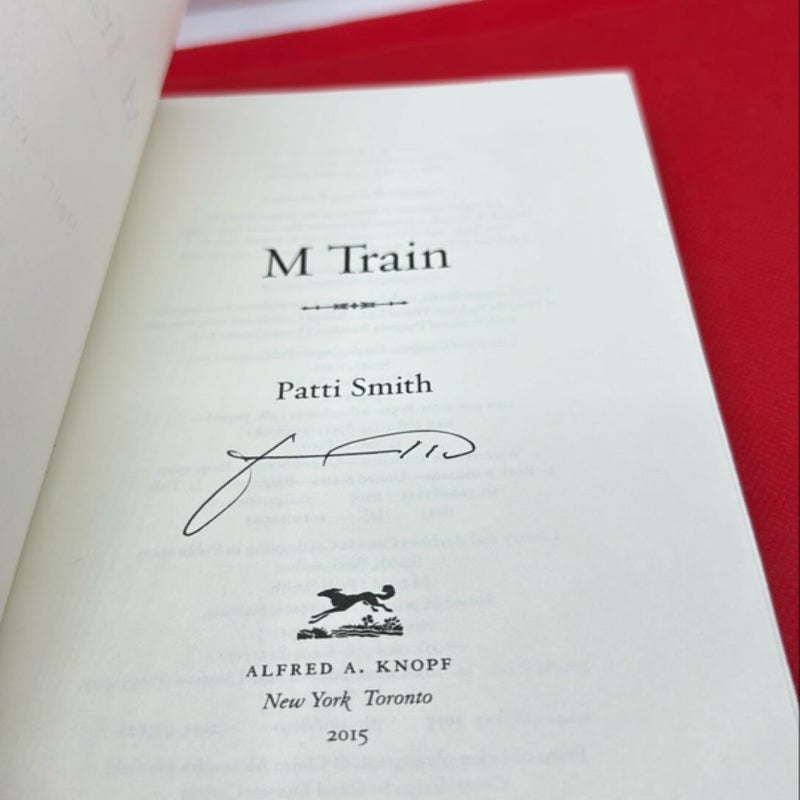 *SIGNED* 1st Edition M Train