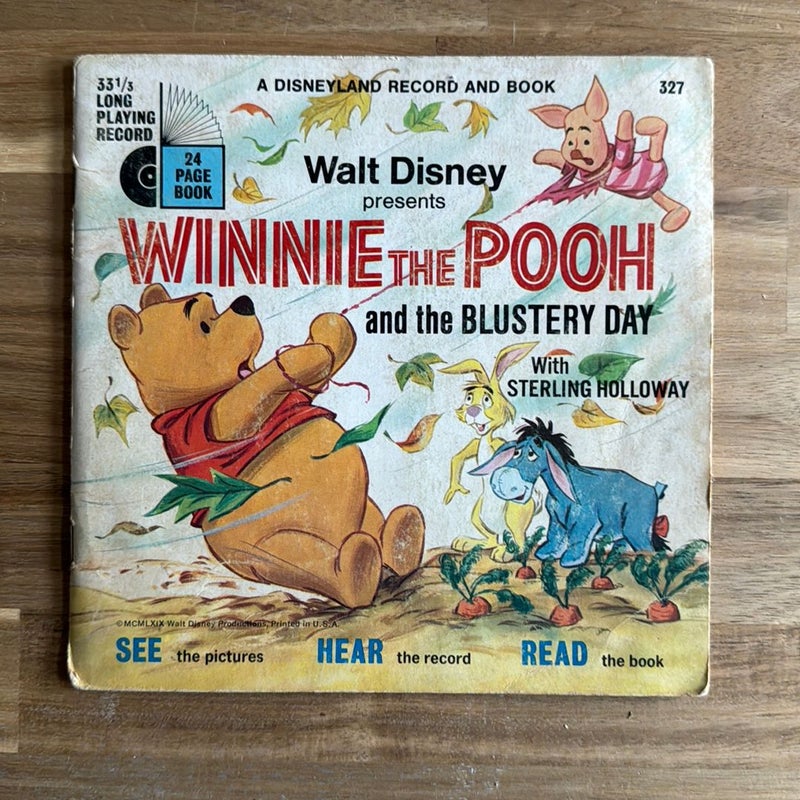 Winnie the Pooh and the Blustery Day (record and book)