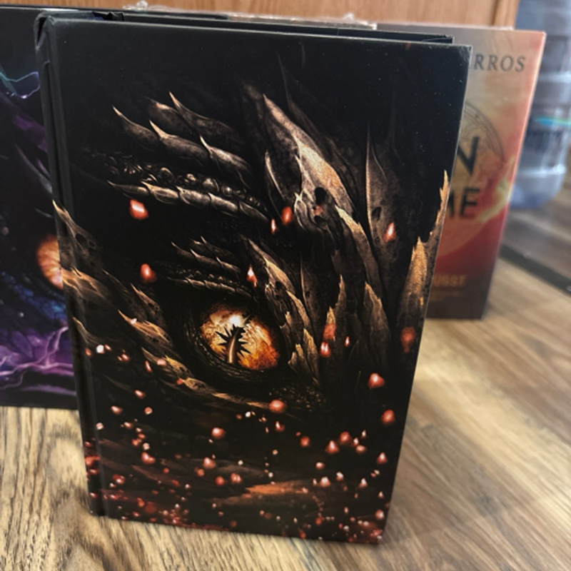 German special edition sprayed edges Fourth Wing Iron Flame Rebecca Yarros