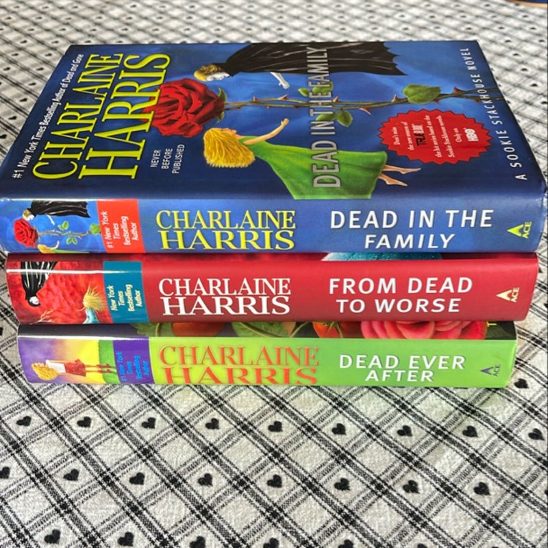 Charlaine Harris Sookie Stackhouse BUNDLE {Dead Ever After | Dead in the Family | From Dead to Worse}