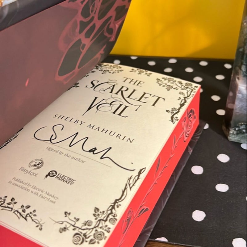 The Scarlet Veil (Signed, Fairyloot)