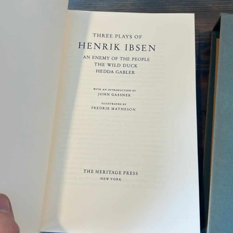 Three Plays (An Enemy of the People, The Wild Duck, Hedda Garber)