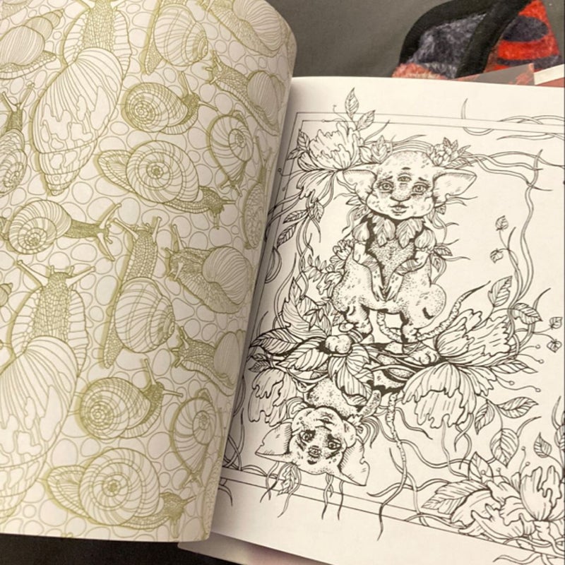 Goblincore Coloring Book
