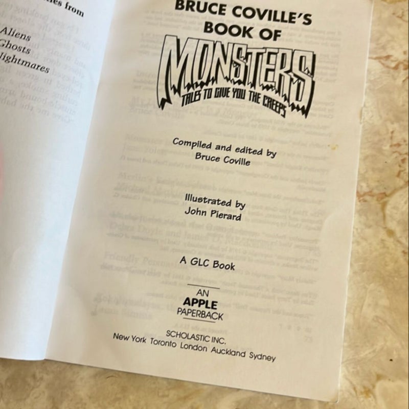 Bruce Coville's Book of Monsters