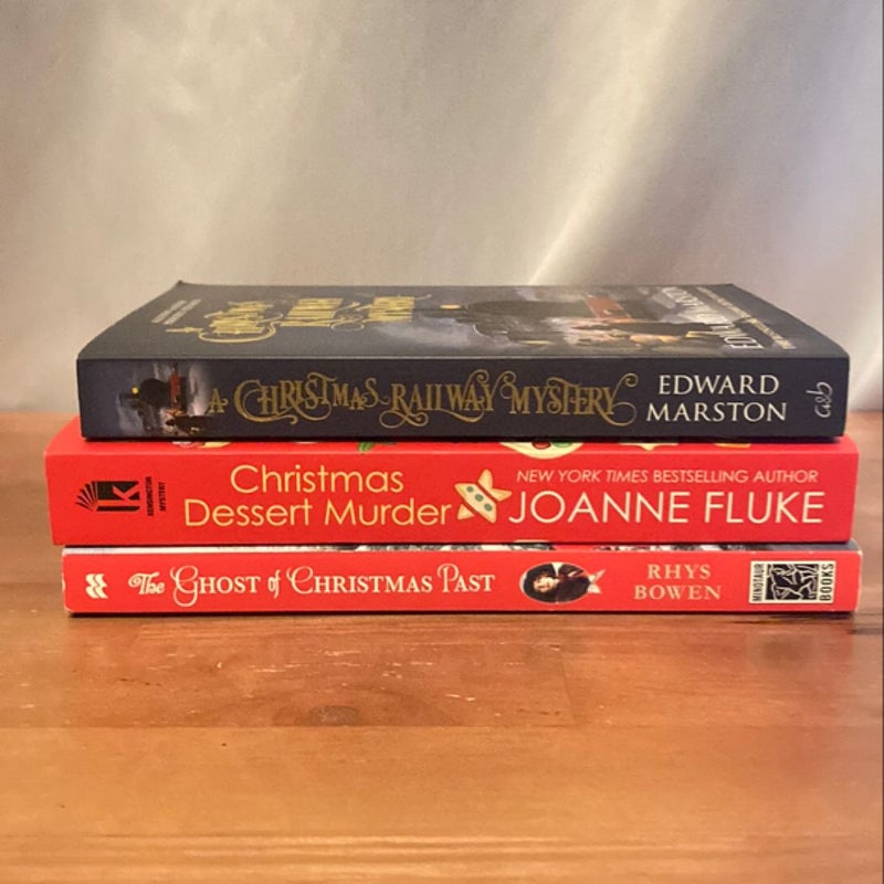 3  book bundle - Christmas Murder Mysteries 