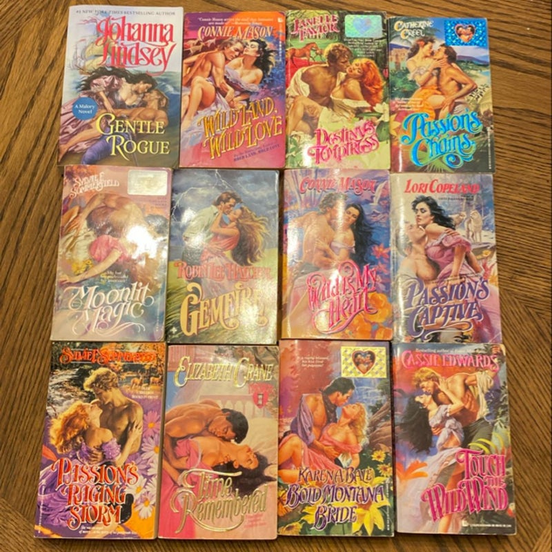 Historical romance lot (12)