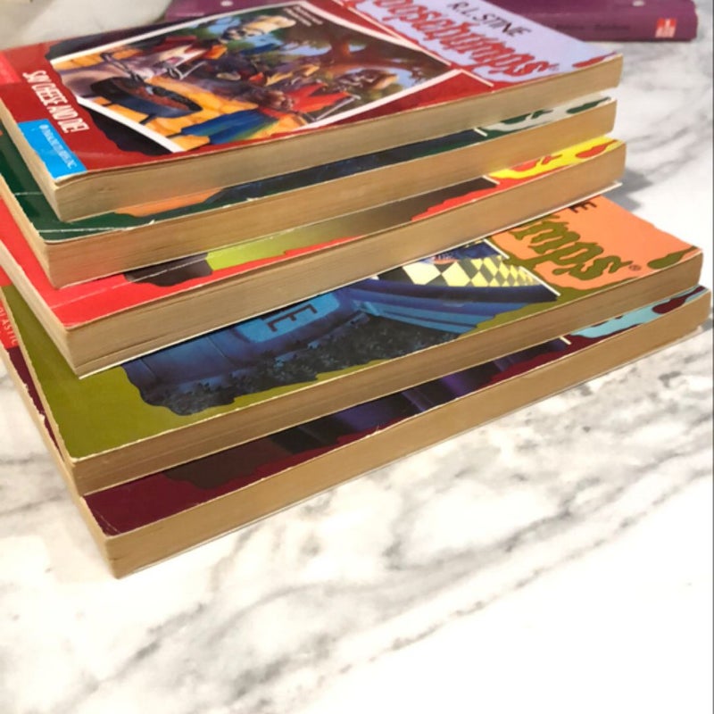 Vintage Goosebumps 5 book set