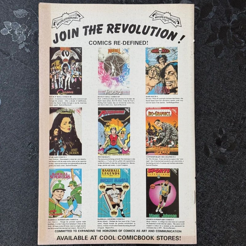 Psychoman # 1 June 1992 Revolutionary Comics 