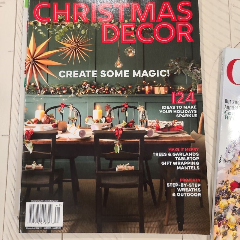 Various Christmas Magazines 