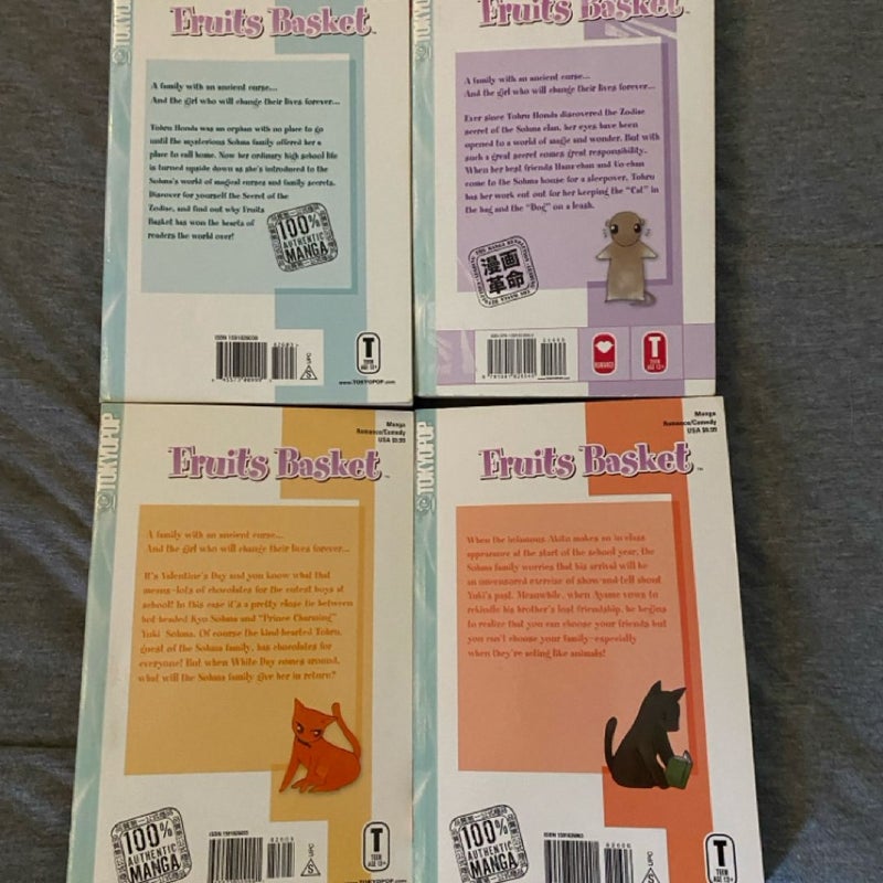 Fruits basket 4 volume pack