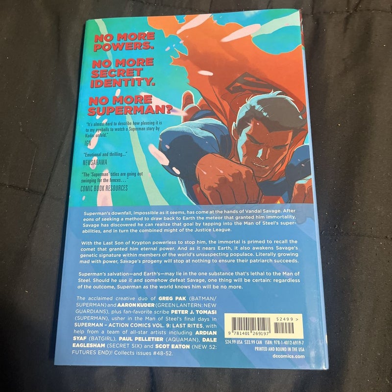 Superman-Action Comics Vol. 9: Last Rites