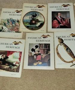 American Heritage Complete Set Volumes 1-6 Year