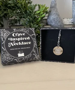 Bookish Box Crave Inspired Necklace Bite Me