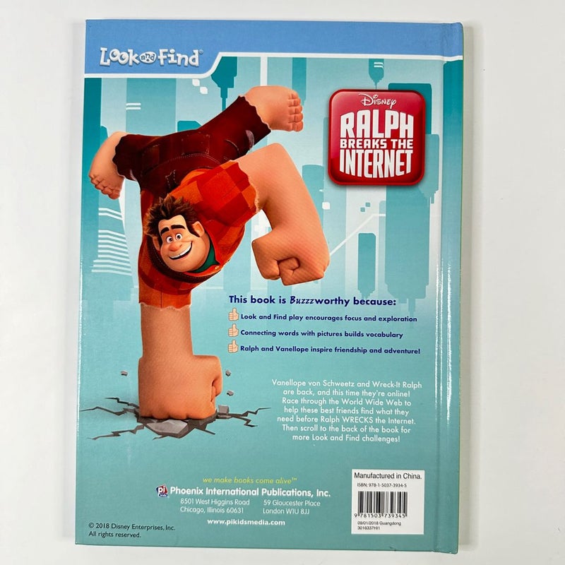 Disney Ralph Break the Internet Look and Find