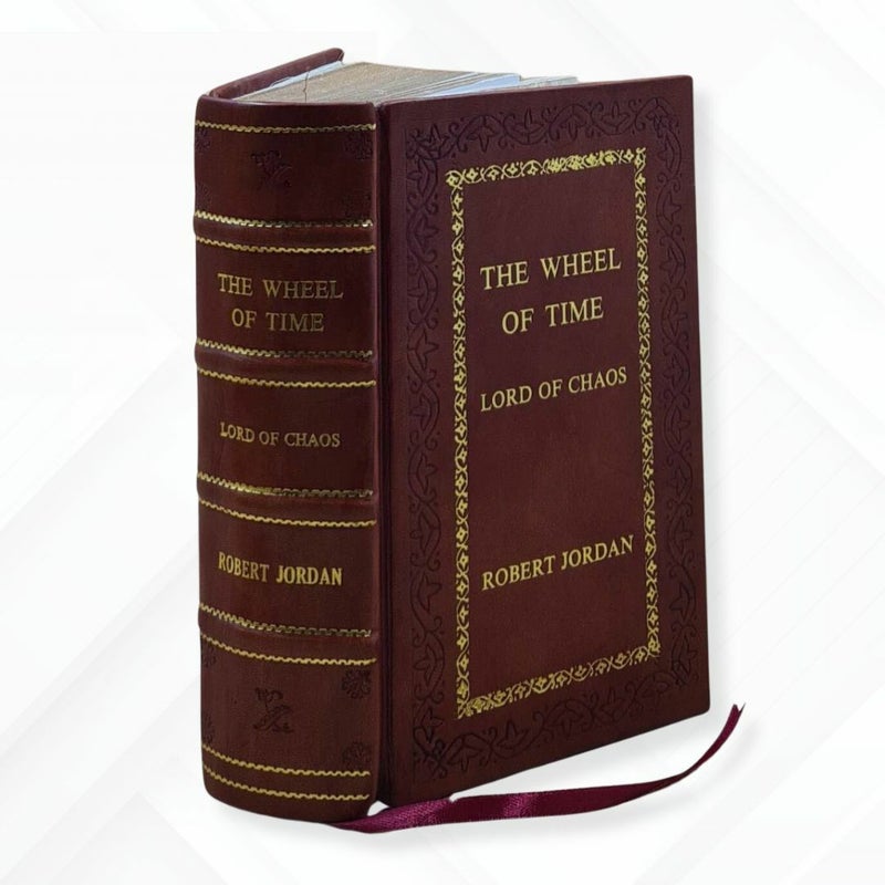 WHEEL OF TIME LORD OF CHAOS by Robert Jordan Leather-Bound Edition