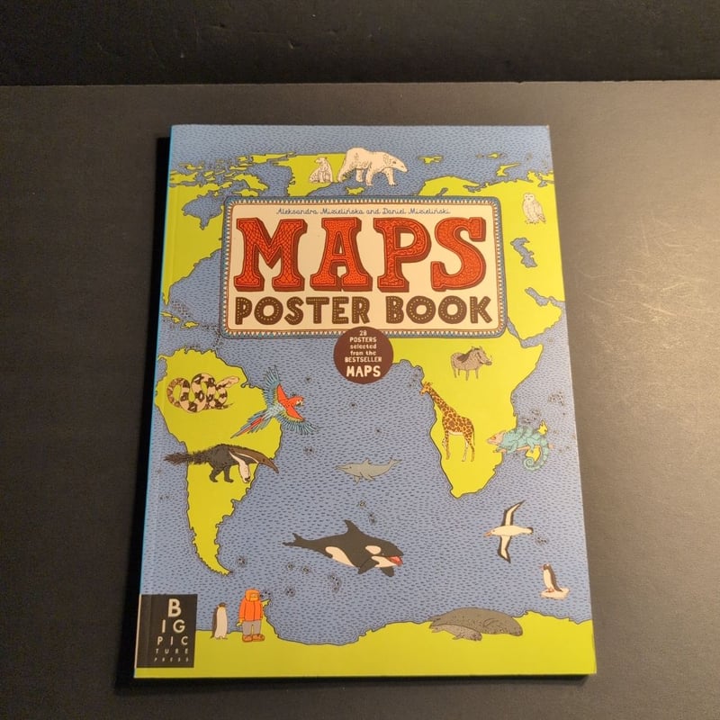 Maps Poster Book by Aleksandra Mizielinska, Daniel Mizielinski