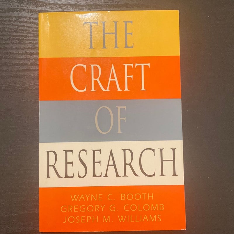 The Craft of Research