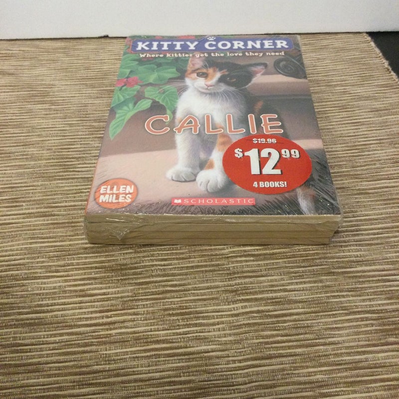 Kitty Corner 4 books set: Domino, Callie,  Otis and Duchess