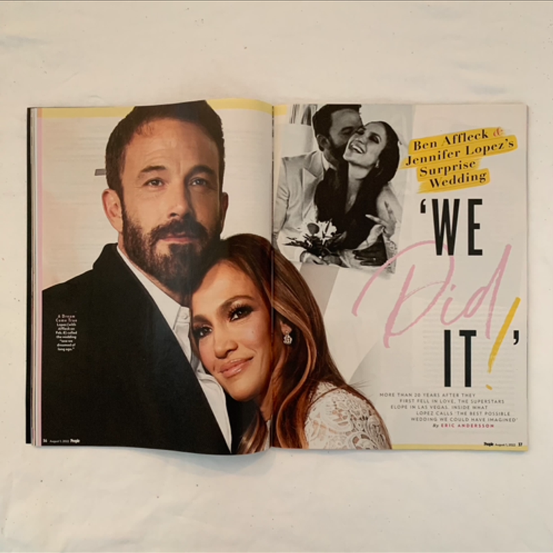 People Ben & Jen “Wed at Last!” Issue August 1, 2022 Magazine 
