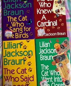 4 Lilian Jackson Braun The Cat Who books 