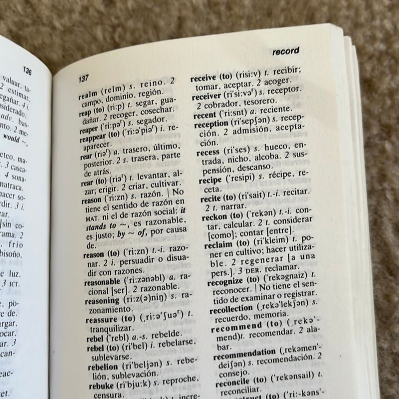 Vox Super-Mini Spanish and English Dictionary