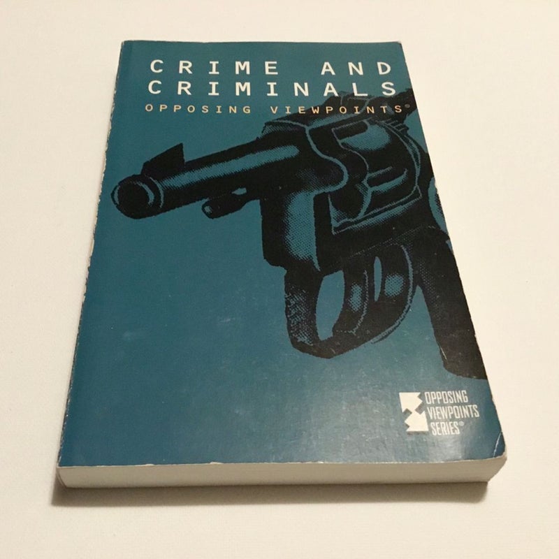 Crime and Criminals