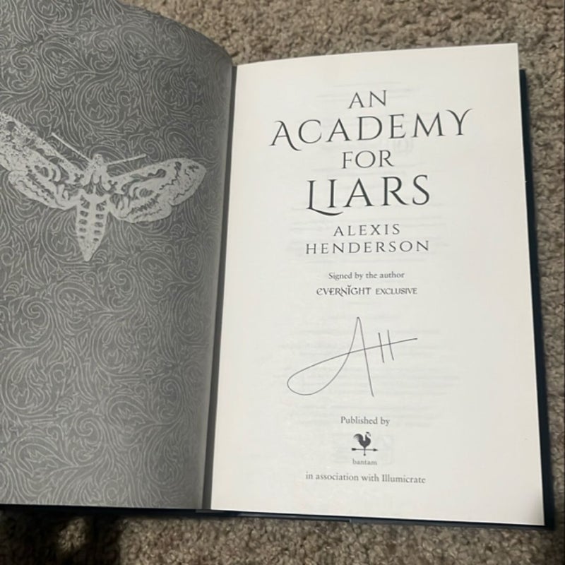 An academy for liars signed evernight edition