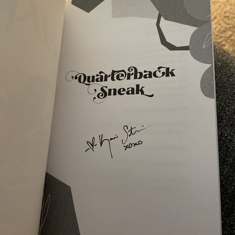 Quarterback Sneak (The Last Chapter exclusive cover digitally signed by the author)