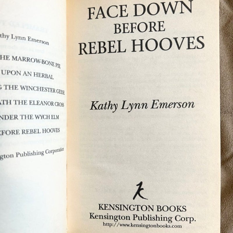 Face down Before Rebel Hooves  1880