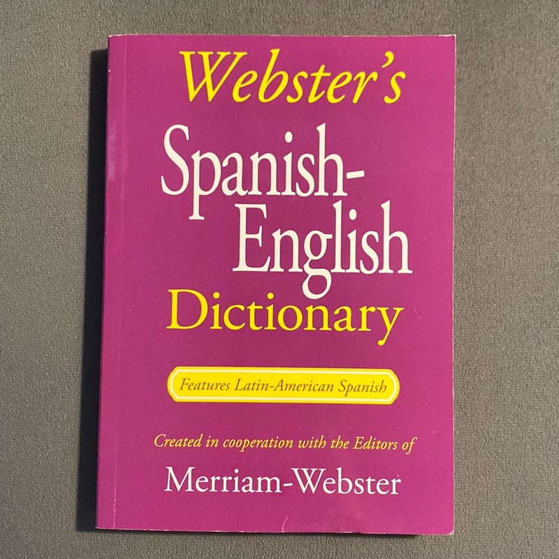 Webster’s Spanish-English Dictionary