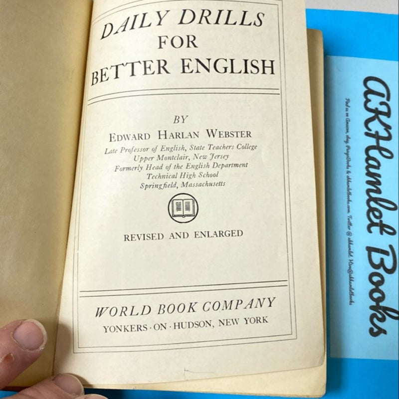 Daily Drills for Better English