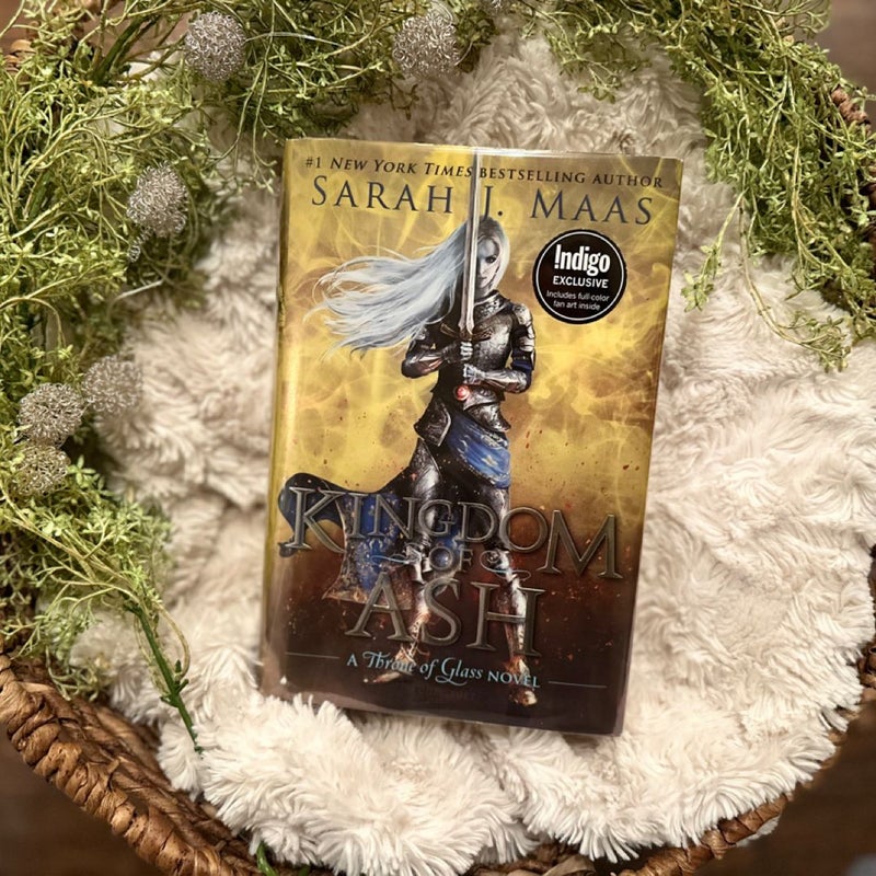 Indigo Exclusive Kingdom of Ash by Sarah J Maas