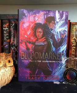 Bloodmarked with SIGNED bookplate & exclusive pin