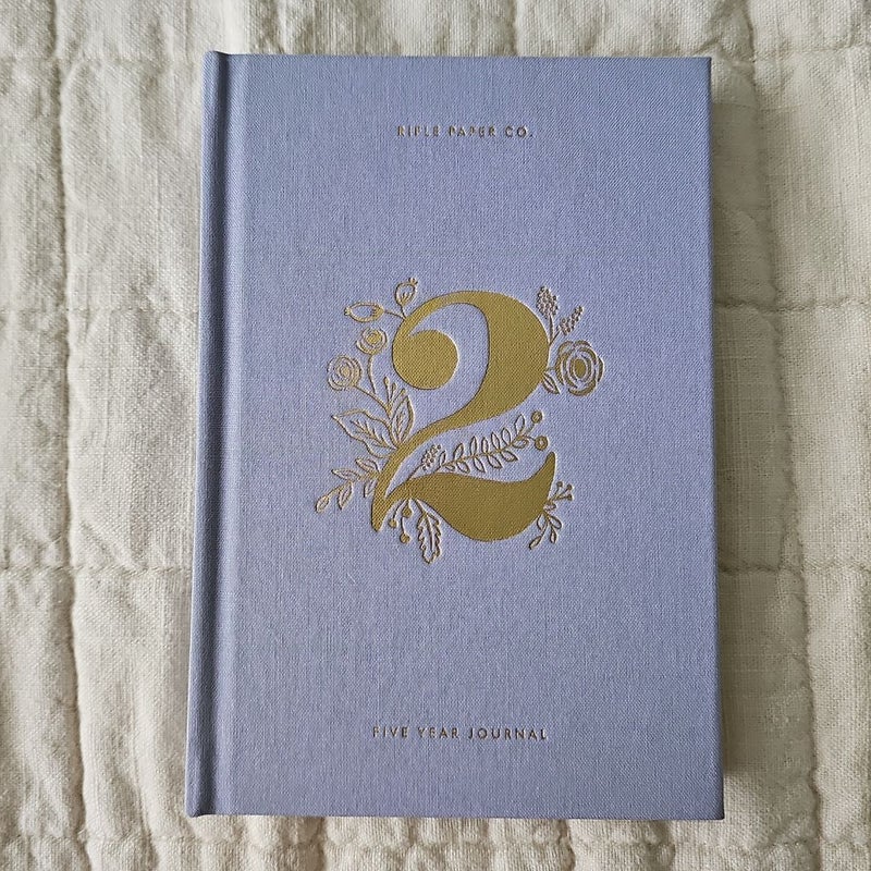 rifle paper co 5 year journal #2