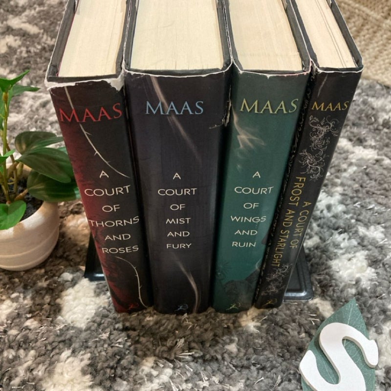 A Court of Thorns and Roses Series 1-4 Orginal Hardcover Editions
