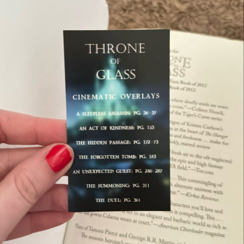 Throne of Glass 1st Edition w/ Overlays