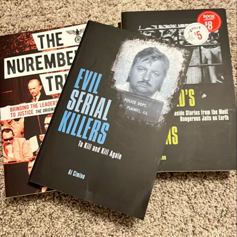 💥 BUNDLE - Evil Serial Killers, The Worlds Worst Prisions, The Nuremberg Trials (2), Nazi Sex Spies  