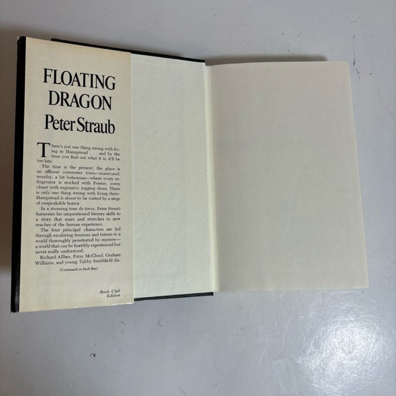 Floating Dragon by Peter Straub 1983 HC Book Club Edition, good condition 