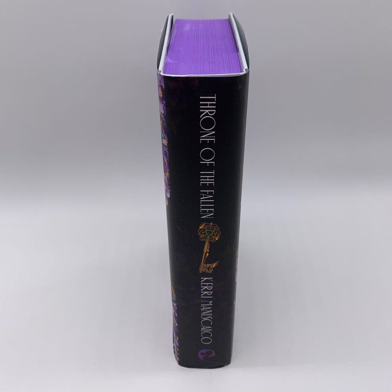 Waterstones Exclusive Throne of the Fallen Stenciled Edges