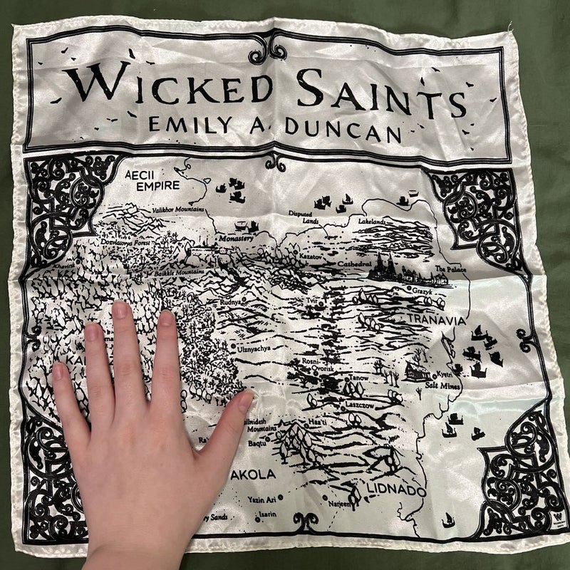 Wicked Saints Silk Map