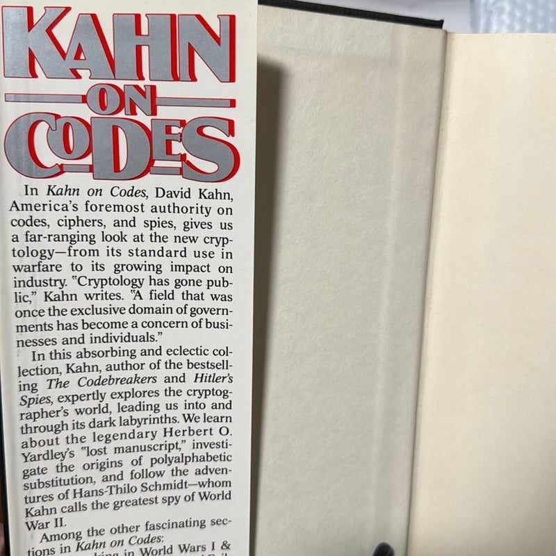 Kahn on Codes